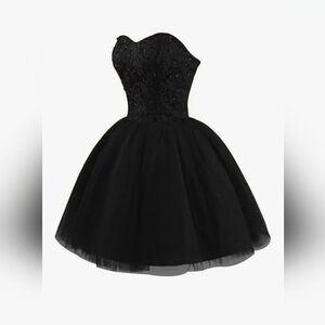 Fun Black HoCo Dress